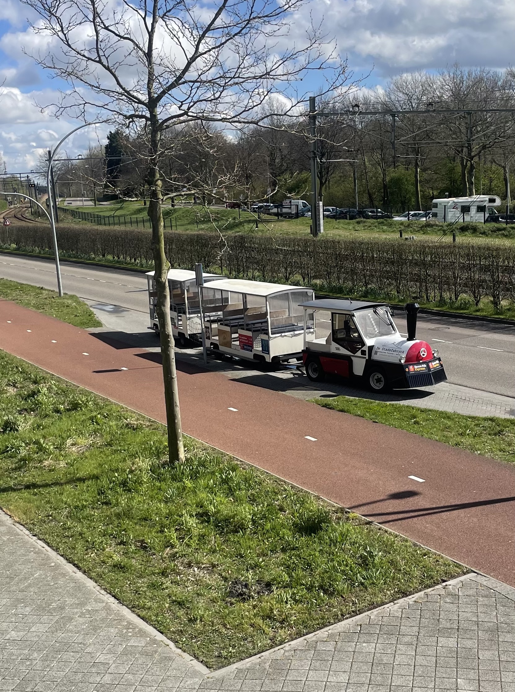 Rondrit Middelburg met stadstrein Rondrit Middelburg met stadstrein